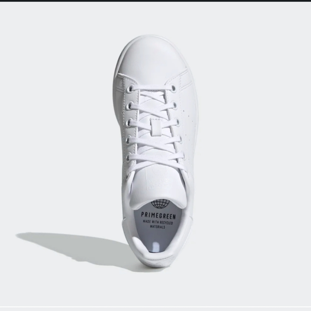 Adidas pre-treated all white shoes